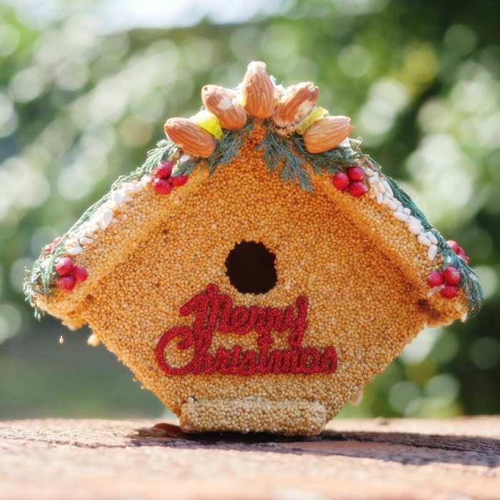 Juniper Casita Merry Christmas Birdhouse